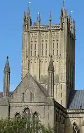 Wells Cathedral crossing tower