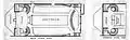 The floor plan of The Crosstown.