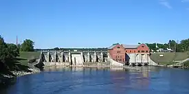 The Croton Dam along the Muskegon River