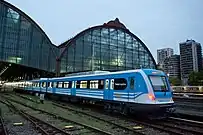 EMU arriving at Retiro