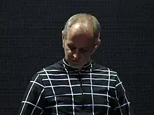 Grieffenhagen performing with Kraftwerk in 2018