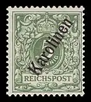 Germany, 1900: Overprinted for use in Caroline Islands