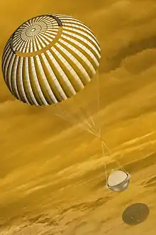 Artist's conception of DAVINCI probe