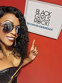 Chanelle backstage at BET Networks Black Girls Rock