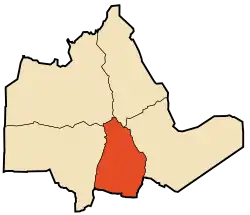 Location of Tamanrasset commune within Tamanrasset Province