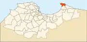 Location of El Marsa in the Algiers Province