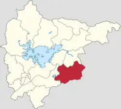 Location in Miyun District