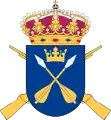 Coat of arms of the Dalarna Regiment (I 13/Fo 53) 1977–1994 and the Dalarna Brigade (NB 13) 1994–2000.