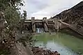 A dam on the river