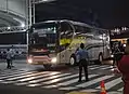 DAMRI Airport bus bound for Rawamangun, Soekarno-Hatta International Airport