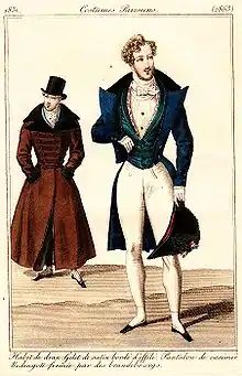 Paris dandies in 1831