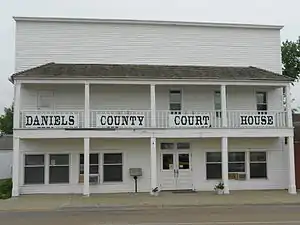 Daniels County Courthouse in Scobey