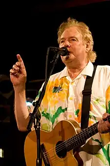 Cousins onstage with Strawbs at B.B. King's, New York City, 2008