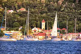 The view from a boat ride departing from Deshaies