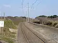 Tracks between De Haan and Wenduine