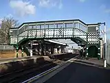 Looking eastbound towards Epping