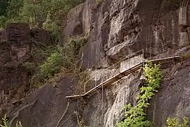 Climbing routes on the Schäferwand