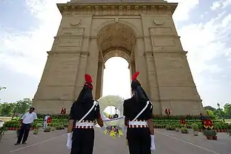 Indian army at the gate