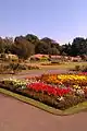 The formal garden from the entrance