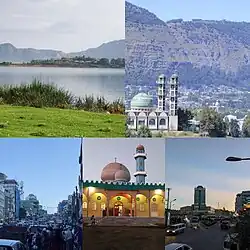 Lake Ardibo; Dessie City View; Downtown; Mosque; Haji Mohamed Yasin tower