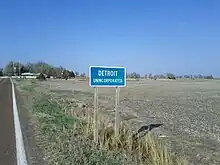 Detroit from the south, viewed from State Highway K-43