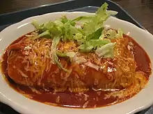 A wet burrito