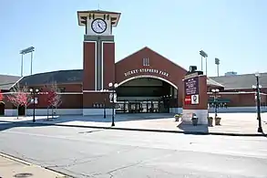 Entrance to the ballpark in December 2008