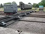 Transfer table at Didcot Railway Centre.