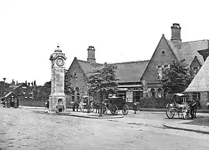 The tram stop replaced the old Didsbury Railway Station (closed 1967)