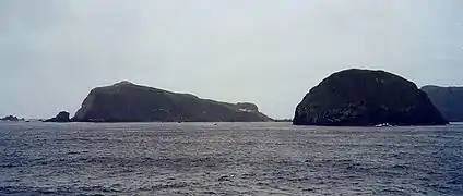 View of the Diego Ramirez Islands