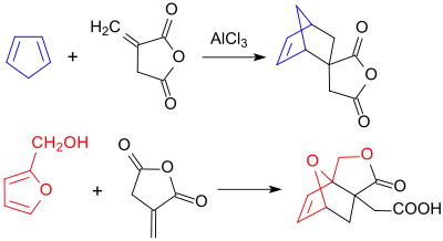 Diels-Alder-Reaktionen mit Itaconsäureanhydrid