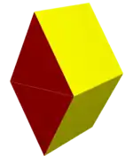 Rhombic prism