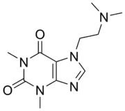 Skeletal formula of dimethazan