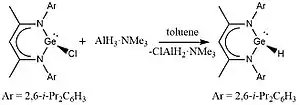 Direct synthesis of a stable, monomeric terminal germylene hydride