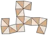 Tetrakis hexahedron Net