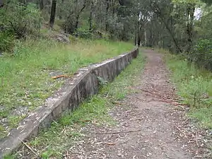 Remains of Lucasville Station on the Zig Zag line