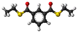 Ball-and-stick model of the ditophal molecule