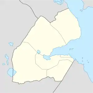 Laʼassaلأسا is located in Djibouti