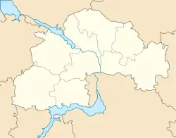 Demuryne is located in Dnipropetrovsk Oblast