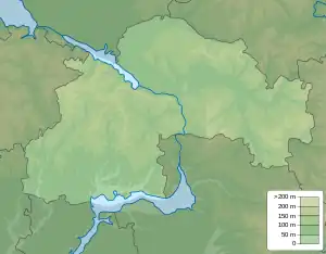 Tomakivka is located in Dnipropetrovsk Oblast