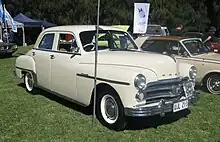 1950 Dodge Kingsway Custom (D36). Dodge D36 models were assembled in Australia by Chrysler Dodge Distributors Ltd, the predecessor of Chrysler Australia