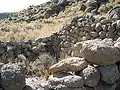 Ruins of a stone hut