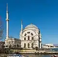 Dolmabahçe Mosque, Istanbul (1853–1855), seen from the water