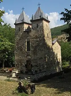 The 14th-century Church of the Holy Mother of God in Donja Kamenica