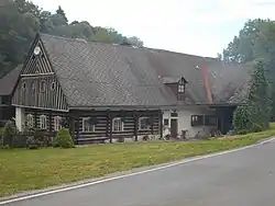 A typical log house