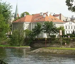 View from across the Brda river