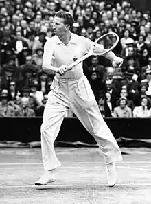 Don Budge, men's singles in 1938.