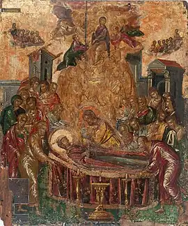 Icon of the Dormition of the Theotokos(El Greco, 16th century).