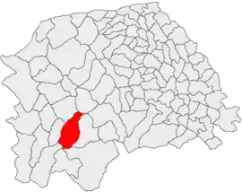 Location in Suceava County