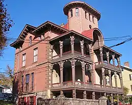 Riverfront of the Dorrance Mansion